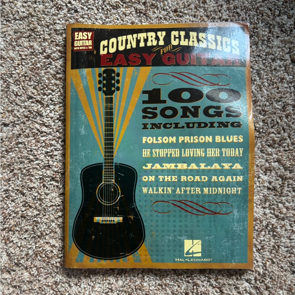Country Classics for Guitar Book